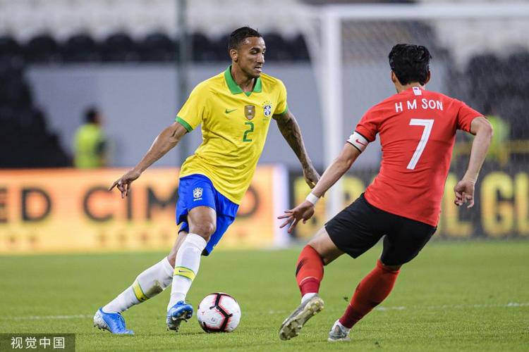 巴西vs韩国友谊赛